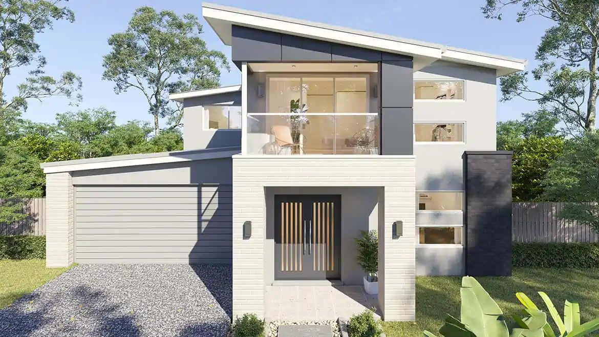 Cove facade modern, big house | Omni Built Homes