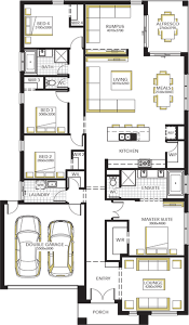 Brisbane custom home build floor plans