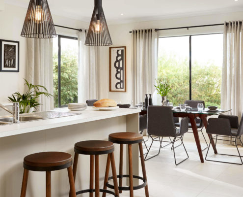 Modern kitchen with island