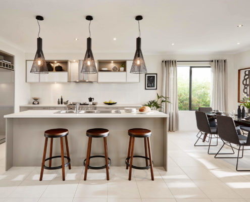 Modern kitchen with island