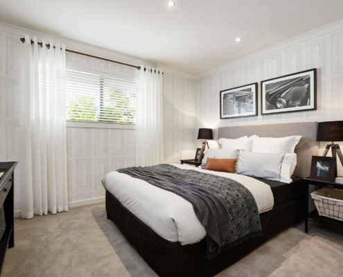 light, modern bedroom