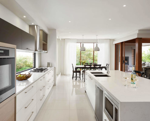 Modern white kitchen