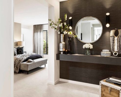 Luxury bedroom and dressing area.