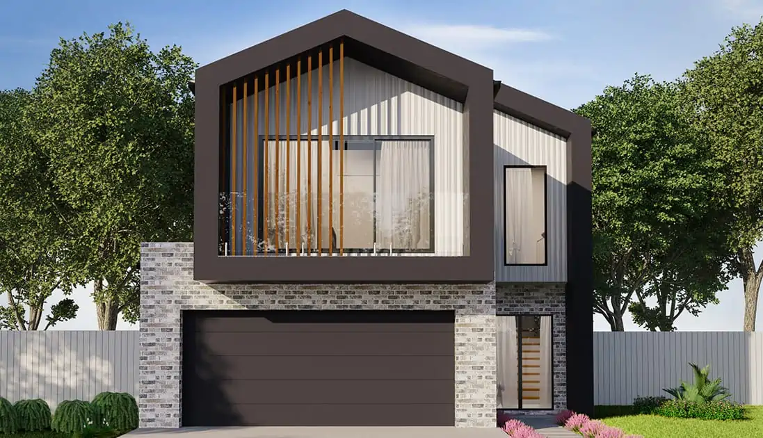 Modern double storey home