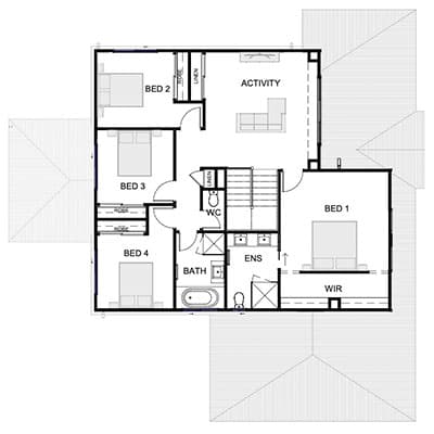 Mornington 31 Amity ground floor plan | OMNI Built Homes | Feature Image Mornington 31.