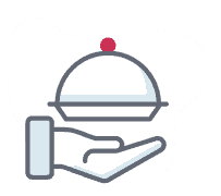 hand and plate icon