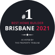 #1 Best Home Builder Brisbane 2021 badge